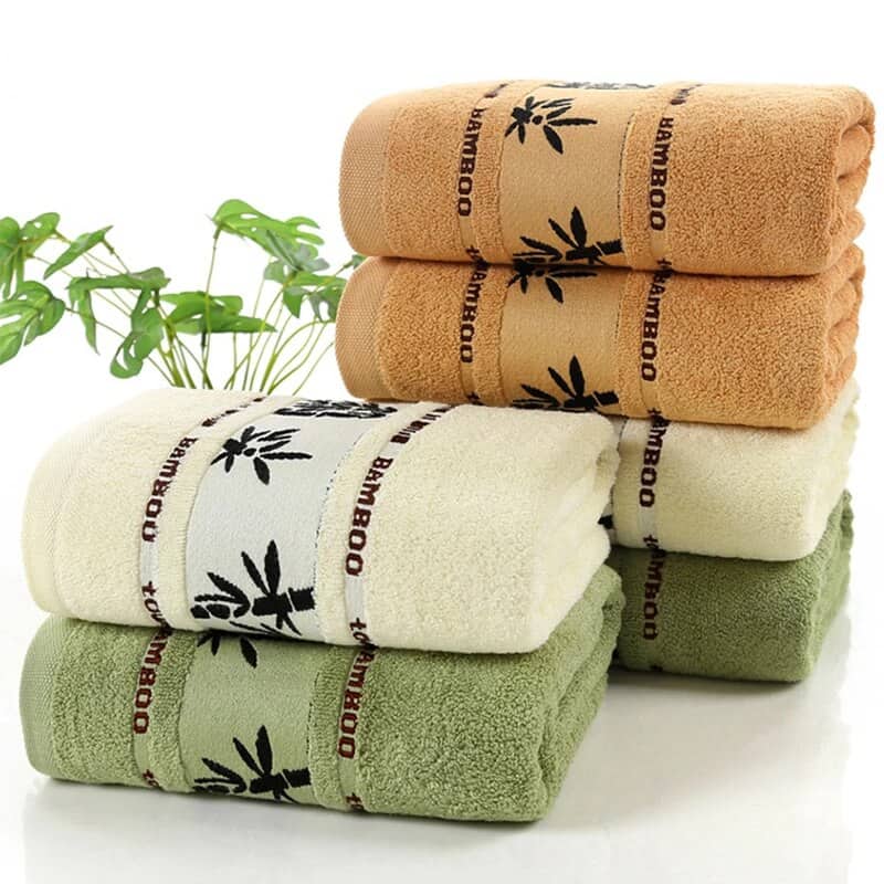 Bamboo Towels Super Soft Face Bath Towel Set Summer Cool Bamboo Fiber Bathroom Towels for