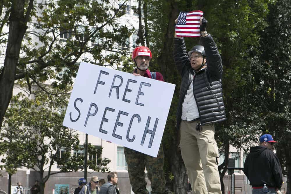 Free Speech Rally web