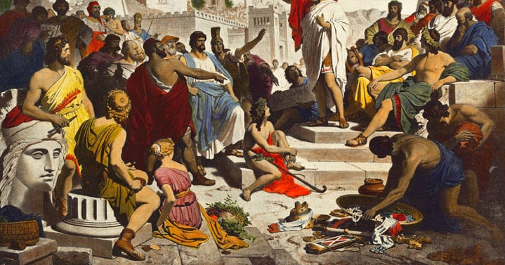 Pericles Funeral Oration by Philipp Foltz