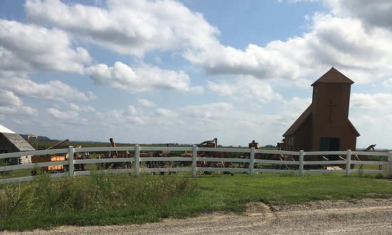 approach to the farm
