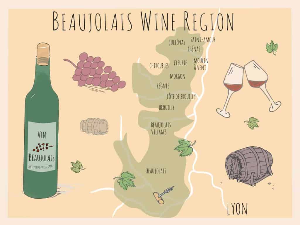 beaujolais wine region