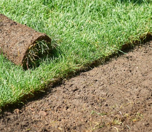 header sod installation