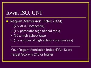 university of iowa admissions essay