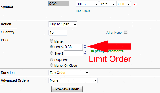 limit order