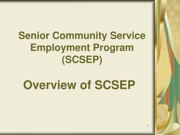 senior community service employment program scsep n